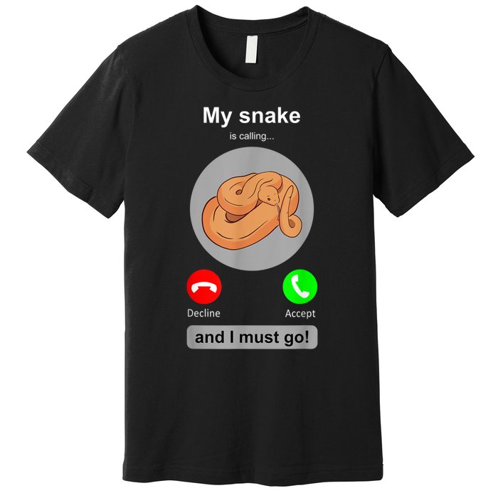 Funny Snake Snake Lover Snake Owner Collector Gift Premium T-Shirt