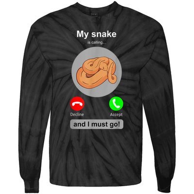 Funny Snake Snake Lover Snake Owner Collector Gift Tie-Dye Long Sleeve Shirt