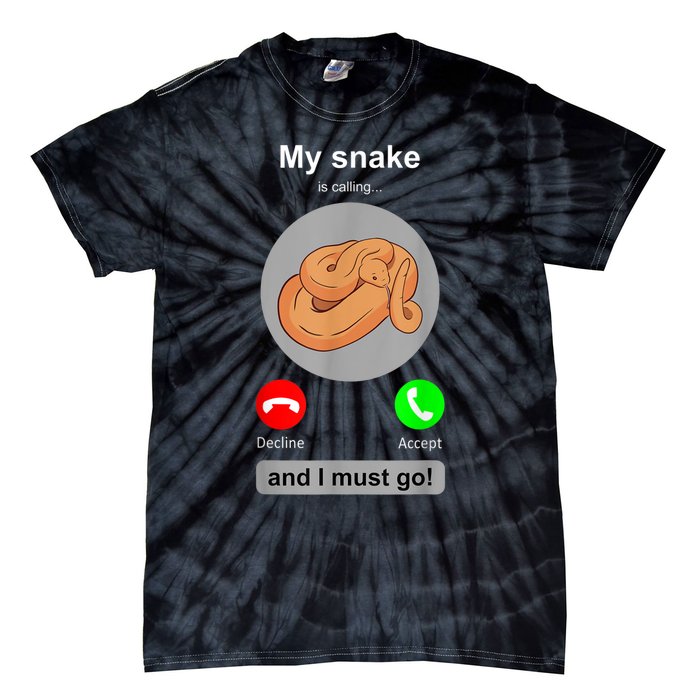 Funny Snake Snake Lover Snake Owner Collector Gift Tie-Dye T-Shirt