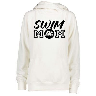 Funny Swimming Swimmer Swim Mom Cute Gift Womens Funnel Neck Pullover Hood