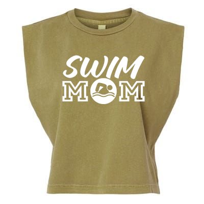 Funny Swimming Swimmer Swim Mom Cute Gift Garment-Dyed Women's Muscle Tee