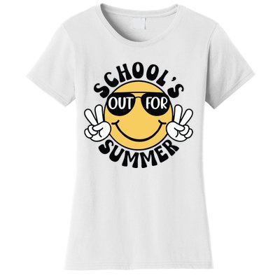 Funny Smiley Schools Out For Summer Women's T-Shirt