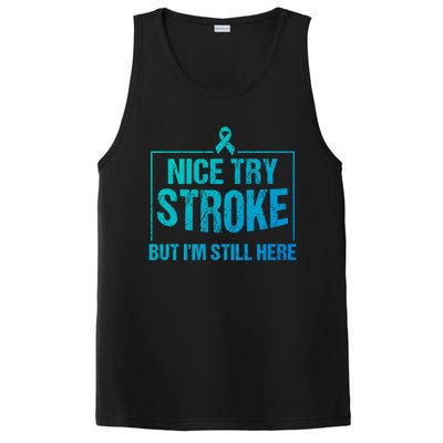 Funny Stroke Survivor Gift Cute Brain Attacks Gift PosiCharge Competitor Tank