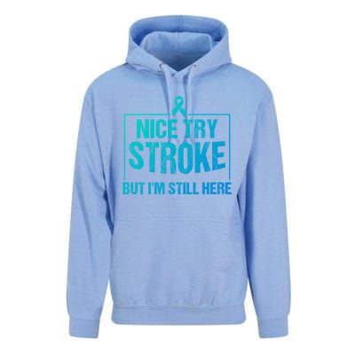 Funny Stroke Survivor Gift Cute Brain Attacks Gift Unisex Surf Hoodie