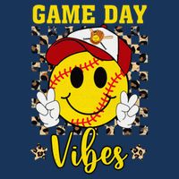Face Smile Softball Game Day Vibes Leopard Heart Headband Flat Bill Trucker Hat