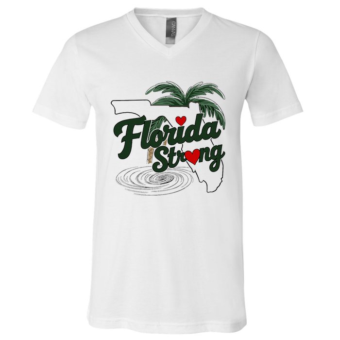 Florida Strong Support Florida V-Neck T-Shirt