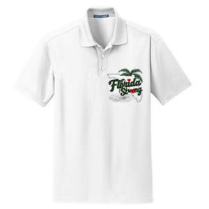 Florida Strong Support Florida Dry Zone Grid Polo