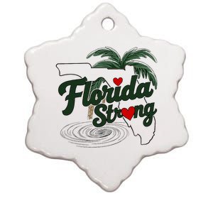 Florida Strong Support Florida Ceramic Star Ornament