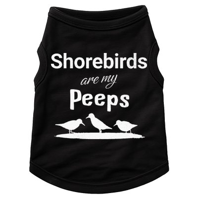 Funny Shorebird Sandpiper Peeps Birdwatching Birder Doggie Tank
