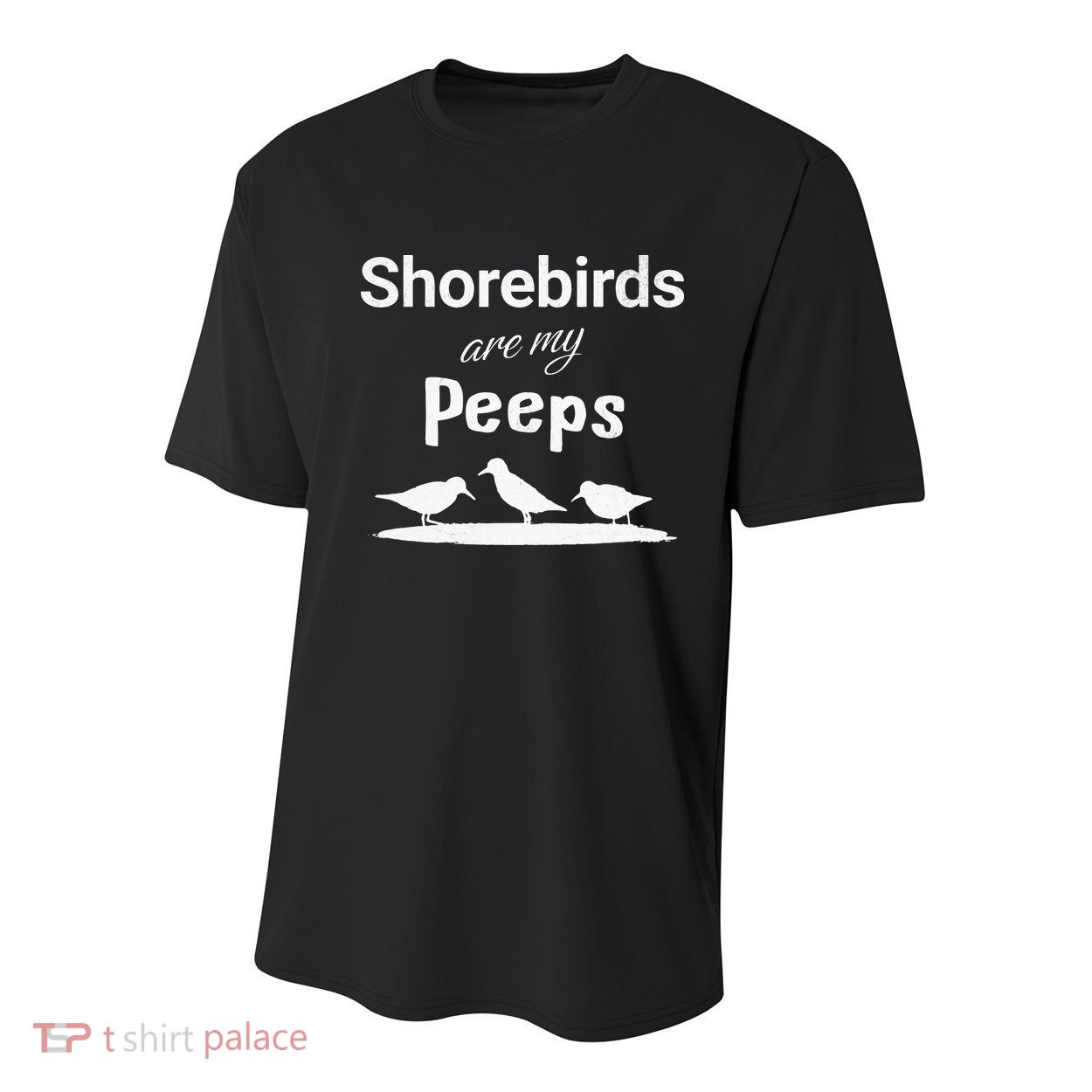 Funny Shorebird Sandpiper Peeps Birdwatching Birder Youth Performance Sprint T-Shirt