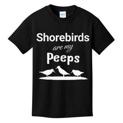 Funny Shorebird Sandpiper Peeps Birdwatching Birder Kids T-Shirt