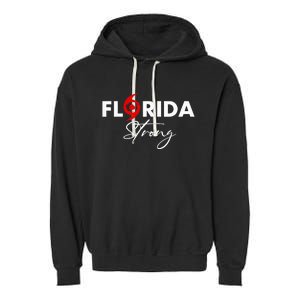 Florida Strong Support Pray For Florida Strong Community Garment-Dyed Fleece Hoodie