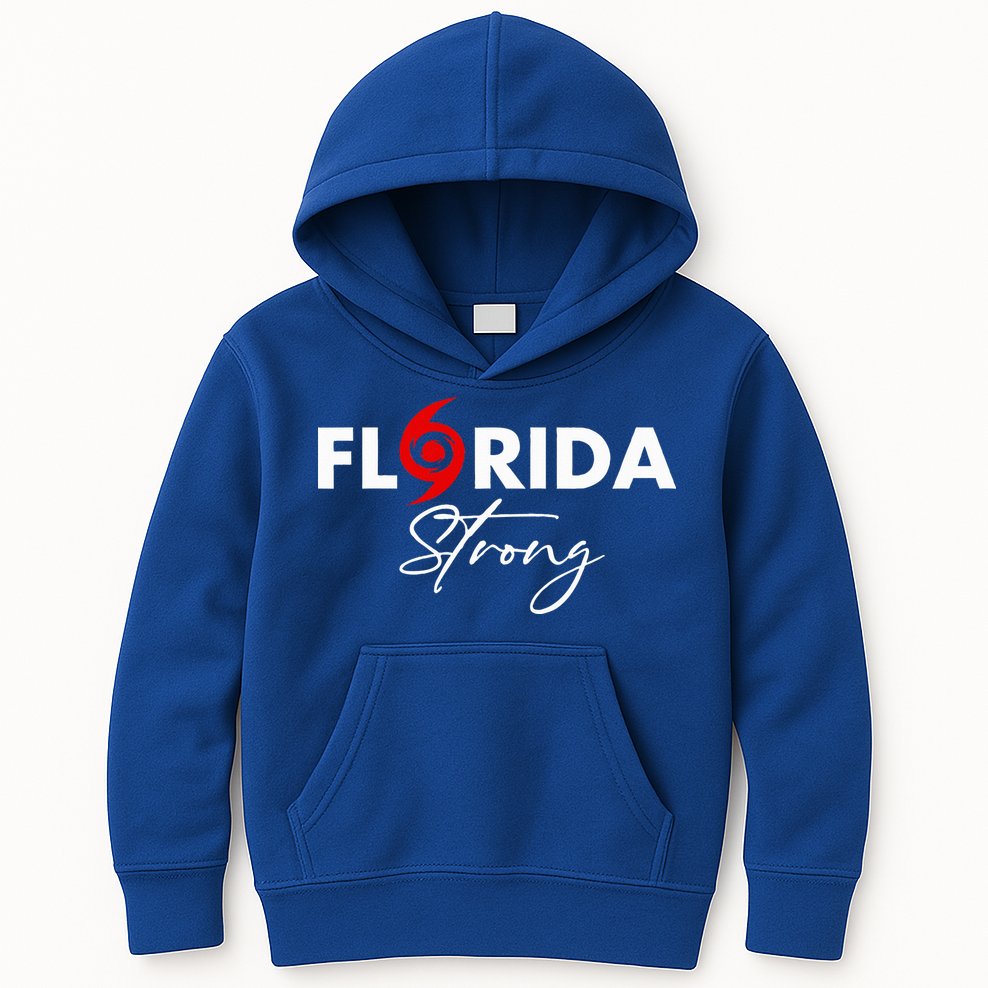 Florida Strong Support Pray For Florida Strong Community Kids Hoodie