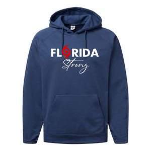 Florida Strong Support Pray For Florida Strong Community Performance Fleece Hoodie