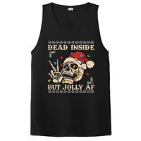 Festive Sarcastic Snarky Skeleton Ugly Christmas PosiCharge Competitor Tank