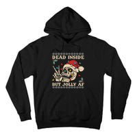 Festive Sarcastic Snarky Skeleton Ugly Christmas Tall Hoodie