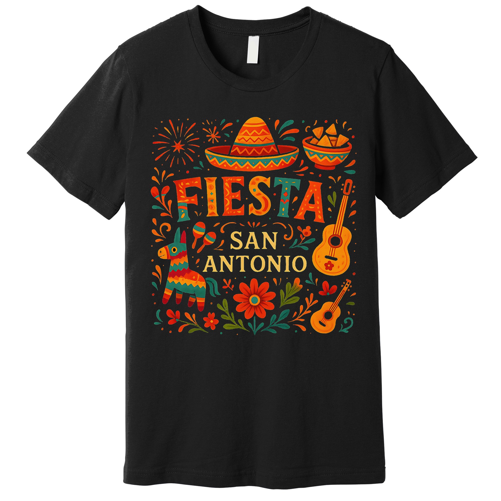 Fiesta Squad San Antonio Texas Cinco De Mayo Lets Fiesta Premium T-Shirt