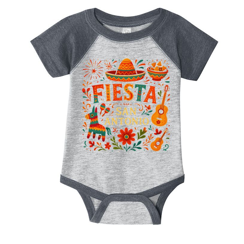 Fiesta Squad San Antonio Texas Cinco De Mayo Lets Fiesta Infant Baby Jersey Bodysuit