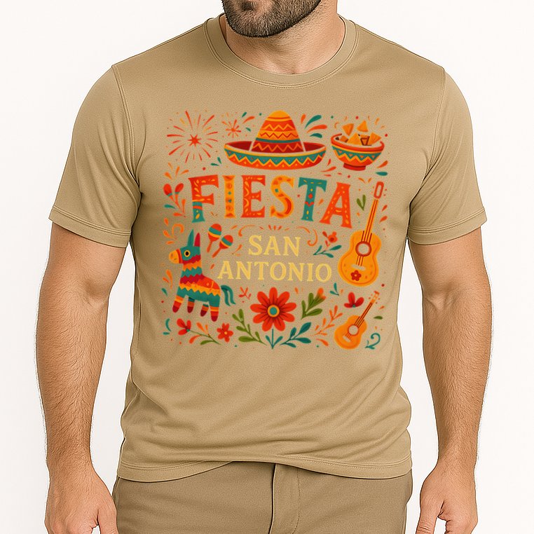 Fiesta Squad San Antonio Texas Cinco De Mayo Lets Fiesta Cooling Performance Crew T-Shirt