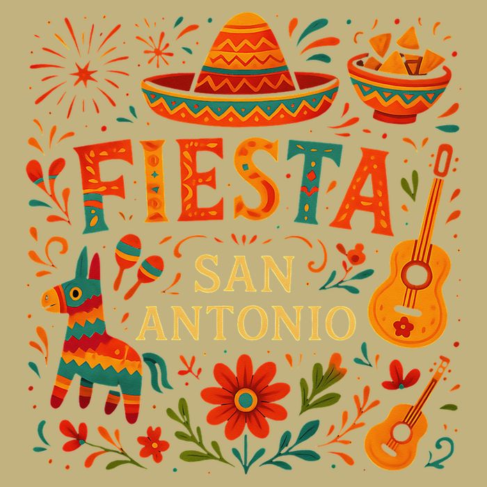 Fiesta Squad San Antonio Texas Cinco De Mayo Lets Fiesta Cooling Performance Crew T-Shirt