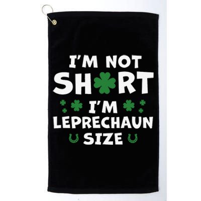 Funny Saint St Patricks Day Apparel Irish Shamrock Ireland Platinum Collection Golf Towel