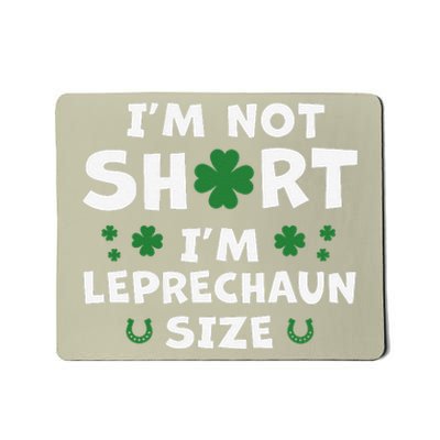 Funny Saint St Patricks Day Apparel Irish Shamrock Ireland Mousepad