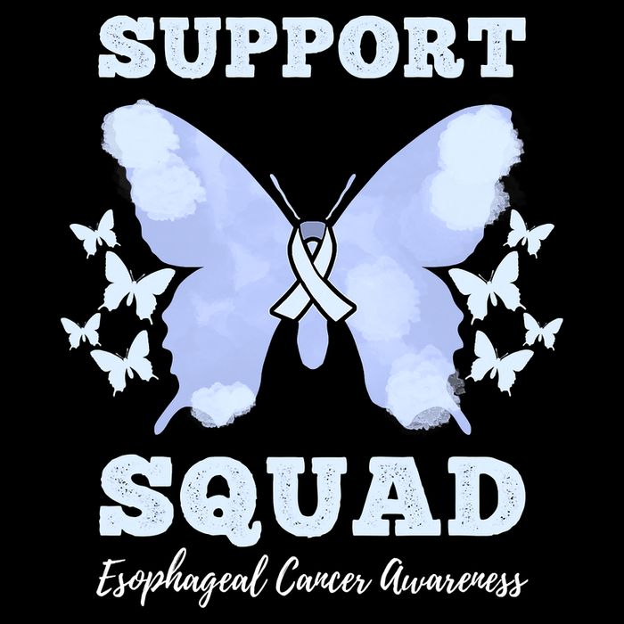 Funny Support Squad Esophageal Cancer Awareness Hoodie