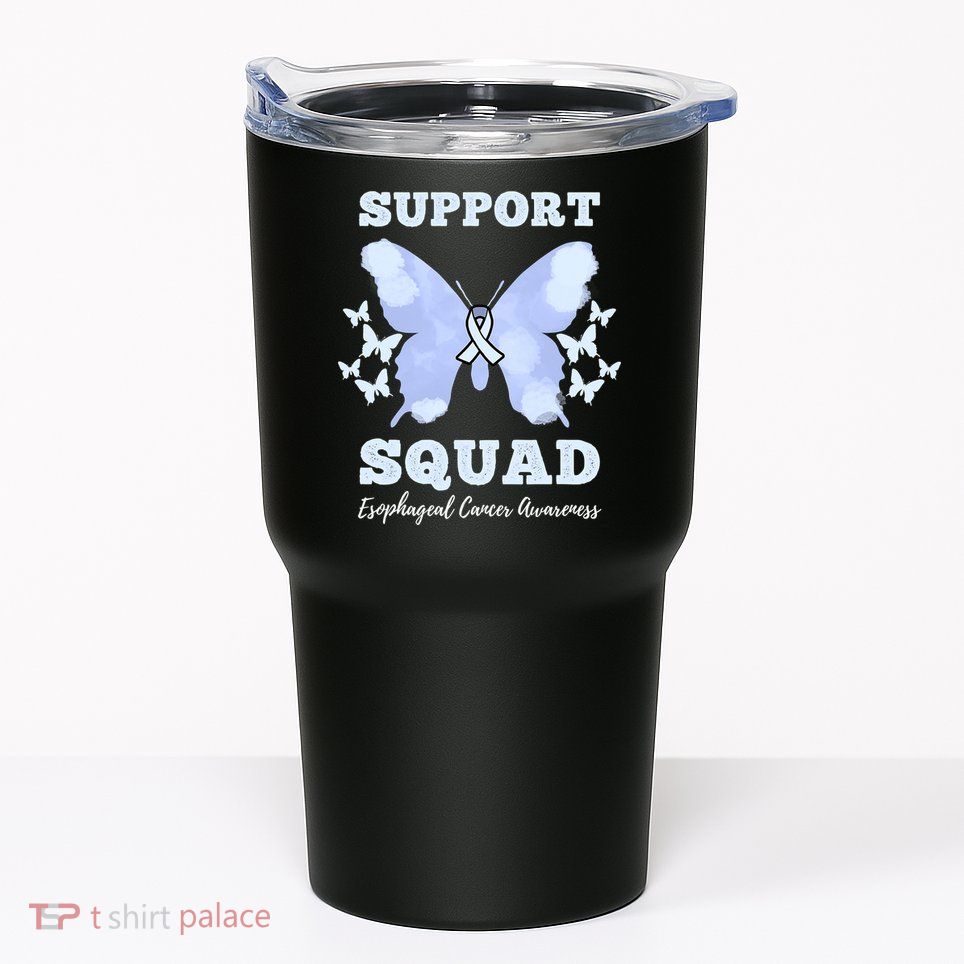 Funny Support Squad Esophageal Cancer Awareness Tumbler