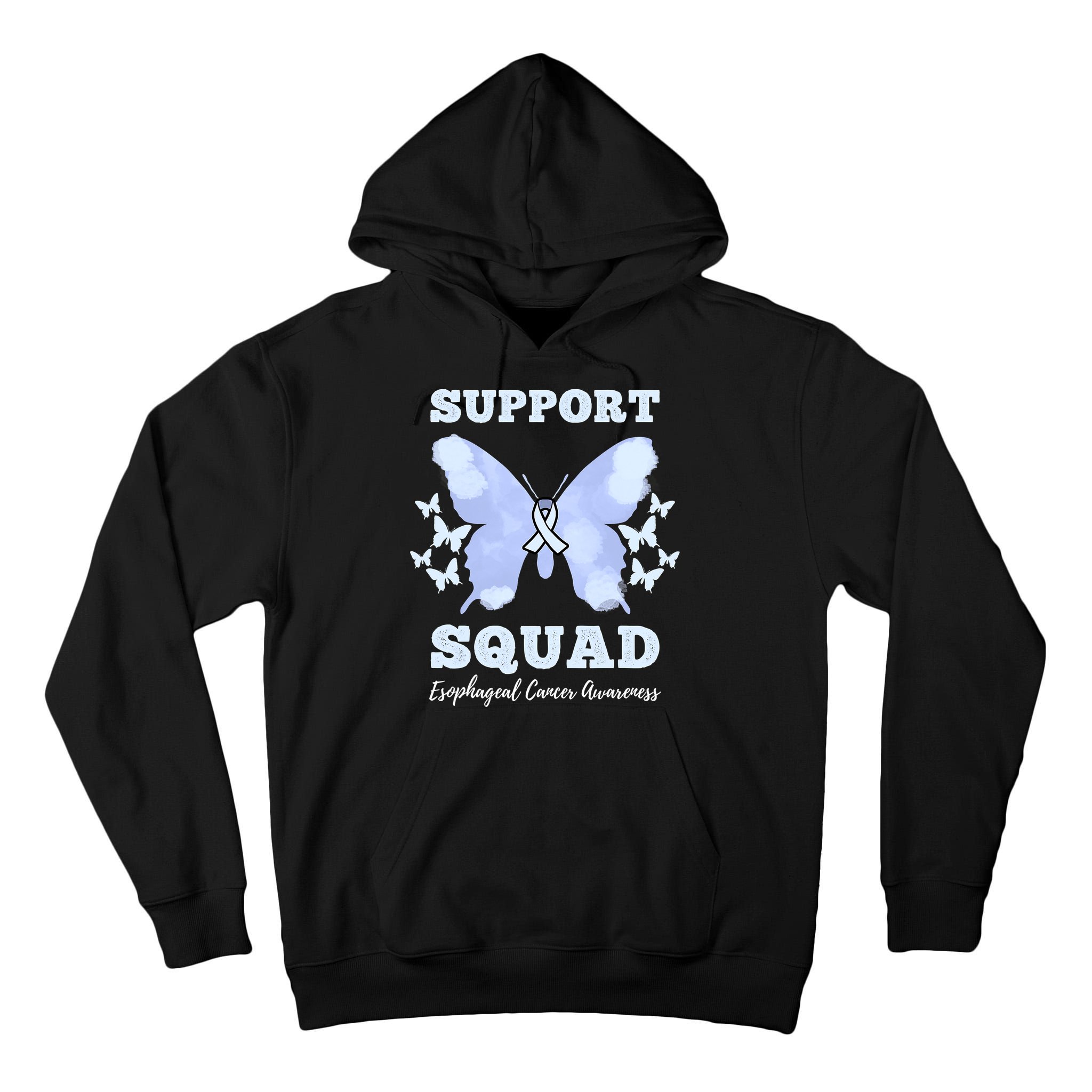 Funny Support Squad Esophageal Cancer Awareness Tall Hoodie