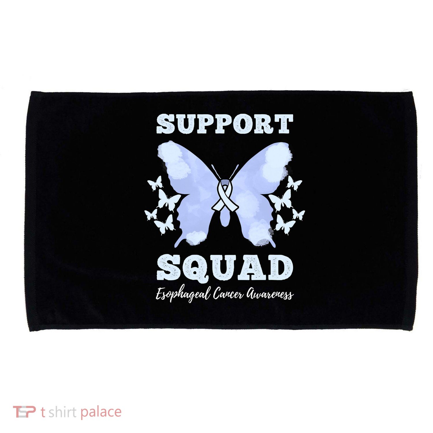Funny Support Squad Esophageal Cancer Awareness Microfiber Hand Towel