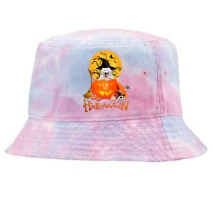 Funny Samoyed Spooky Halloween Tie-Dyed Bucket Hat