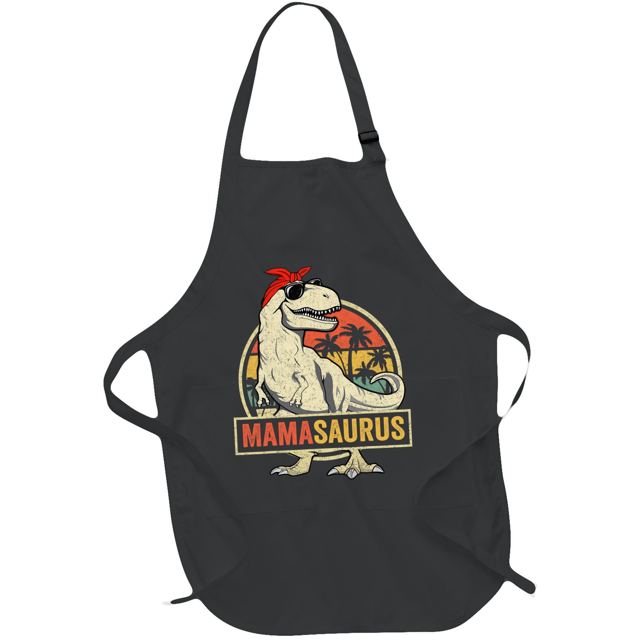 Family Saurus S Store Mamasaurus T Rex Dinosaur Funny Mother's Day Gifts Mom Mommy Unisex Adult Apron
