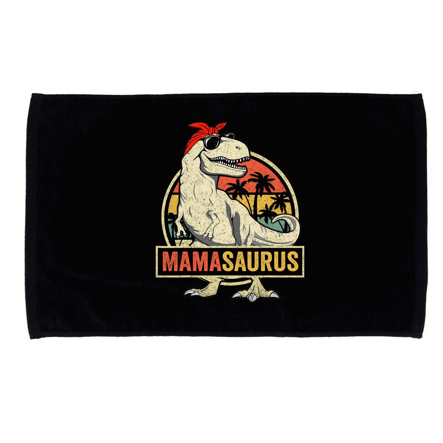 Family Saurus S Store Mamasaurus T Rex Dinosaur Funny Mother's Day Gifts Mom Mommy Unisex Adult Microfiber Hand Towel