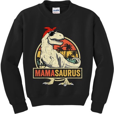 Family Saurus S Store Mamasaurus T Rex Dinosaur Funny Mother's Day Gifts Mom Mommy Unisex Adult Kids Sweatshirt