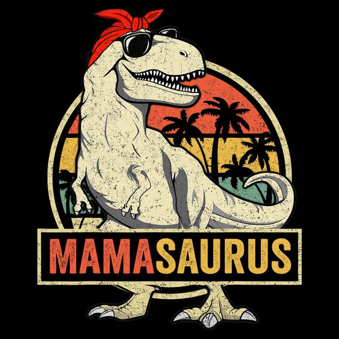 Family Saurus S Store Mamasaurus T Rex Dinosaur Funny Mother's Day Gifts Mom Mommy Unisex Adult Kids T-Shirt