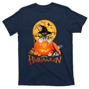 Funny Schnauzer Spooky Halloween T-Shirt