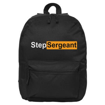 Funny Step Sergeant 16 in Basic Backpack