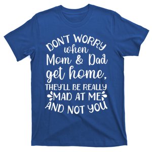 Funny Sitter Sitting Nanny Gift T-Shirt