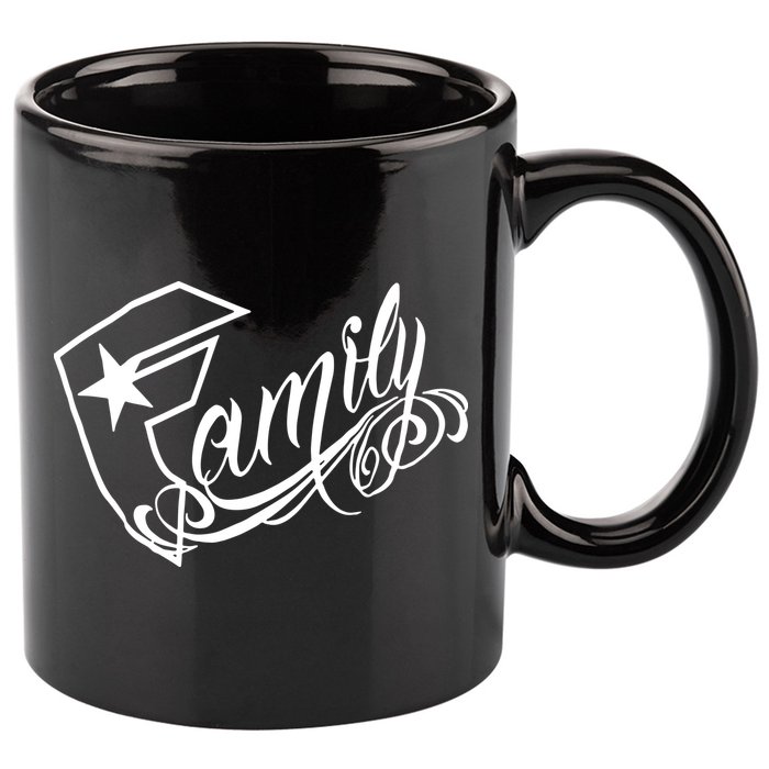Famous Stars & Straps Family 11oz C Handle Ceramic Mug
