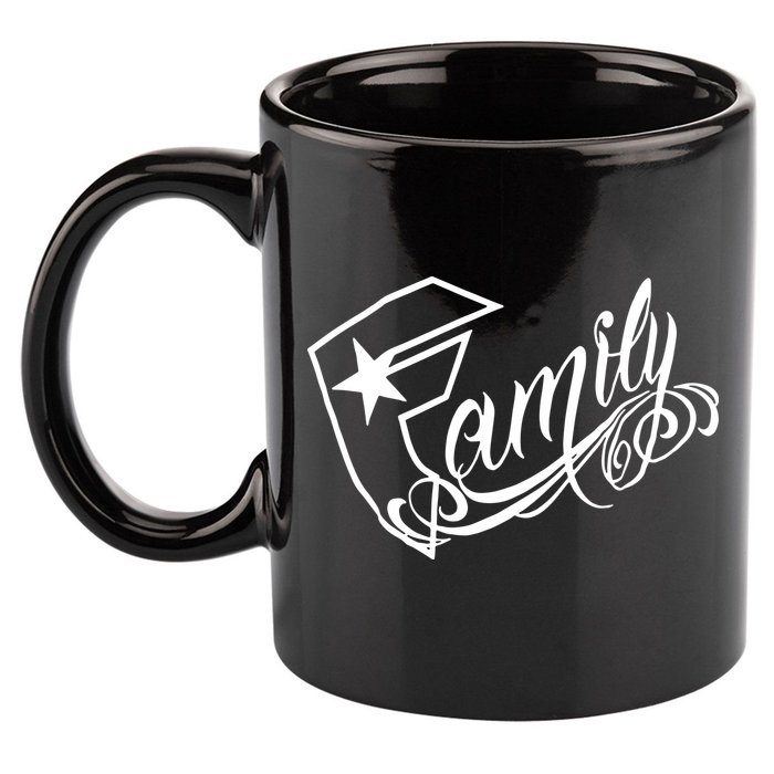 Famous Stars & Straps Family 11oz C Handle Ceramic Mug