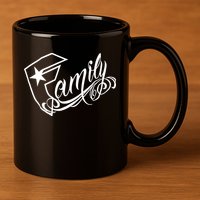 Famous Stars & Straps Family 11oz C Handle Ceramic Mug