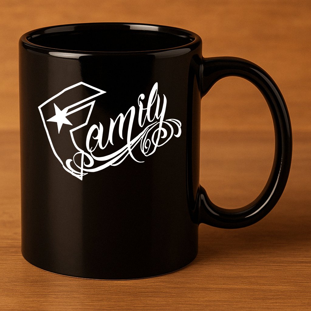Famous Stars & Straps Family 11oz C Handle Ceramic Mug