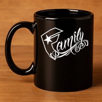 Famous Stars & Straps Family 11oz C Handle Ceramic Mug