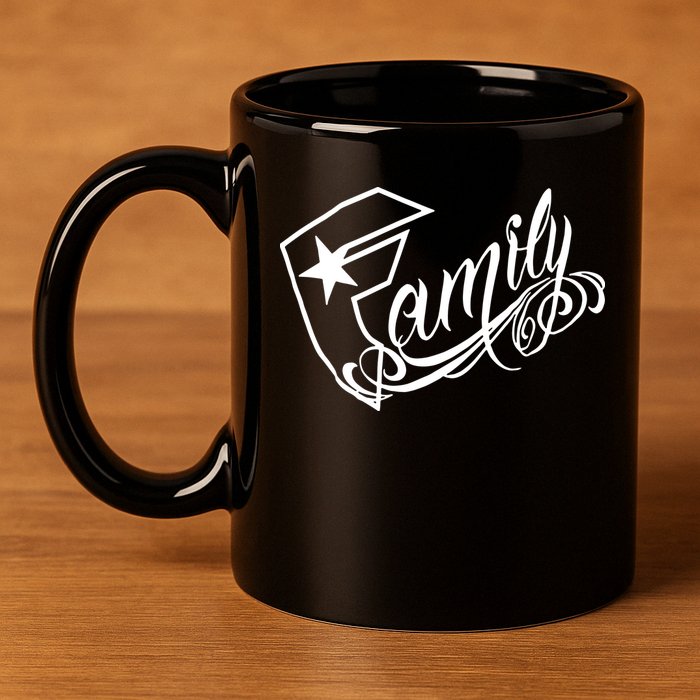 Famous Stars & Straps Family 11oz C Handle Ceramic Mug