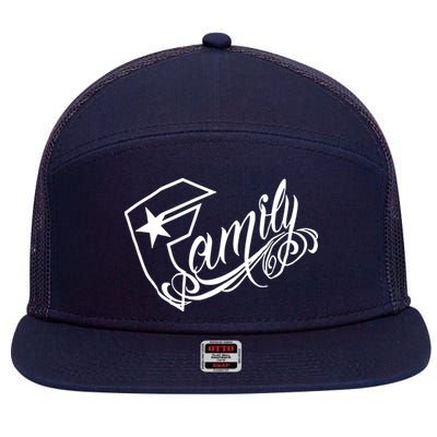 Famous Stars & Straps Family 7 Panel Mesh Trucker Snapback Hat