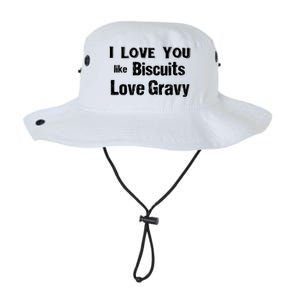 Funny Southern Sayings I Love You Like Biscuits Love Gravy Meaningful Gift Legacy Cool Fit Booney Bucket Hat