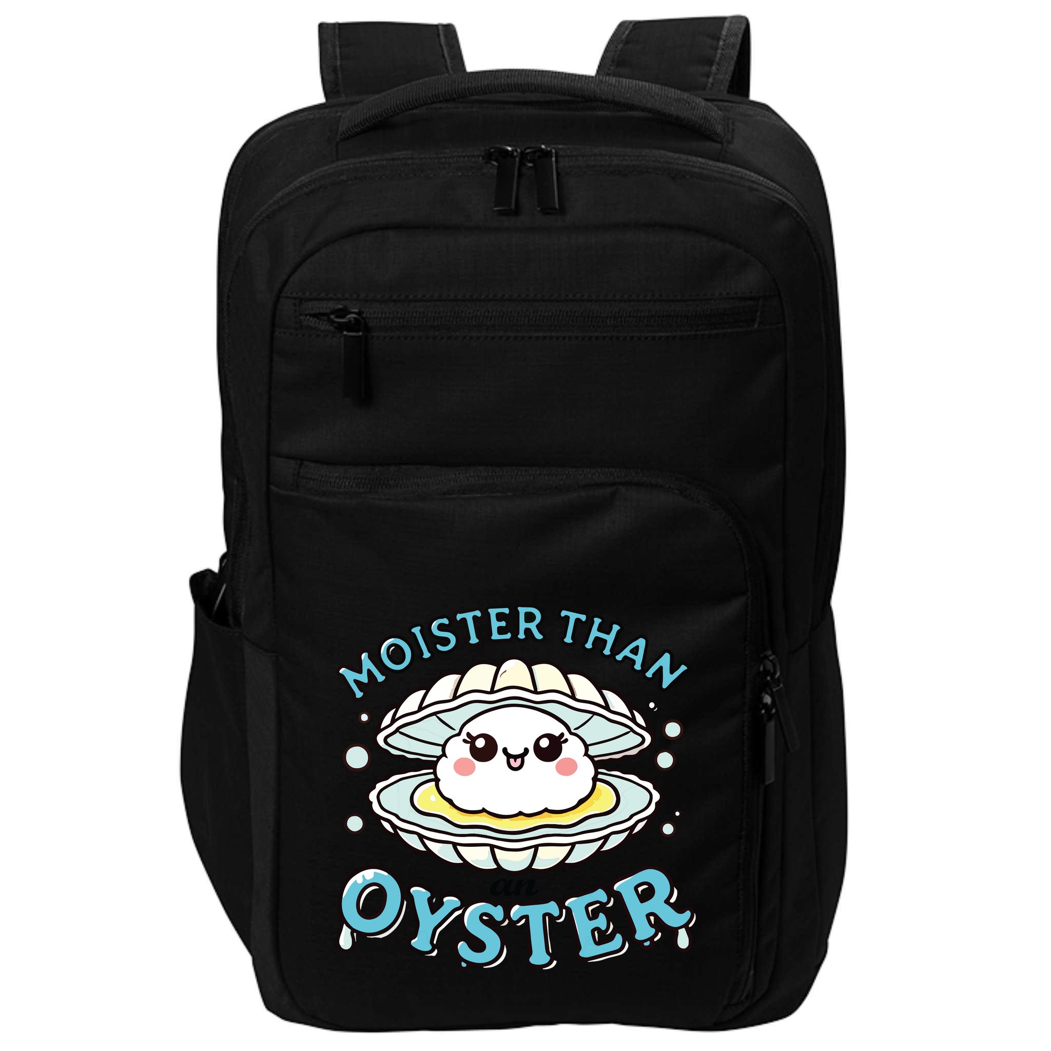 Funny Shucking Shellfish Seafood Impact Tech Backpack