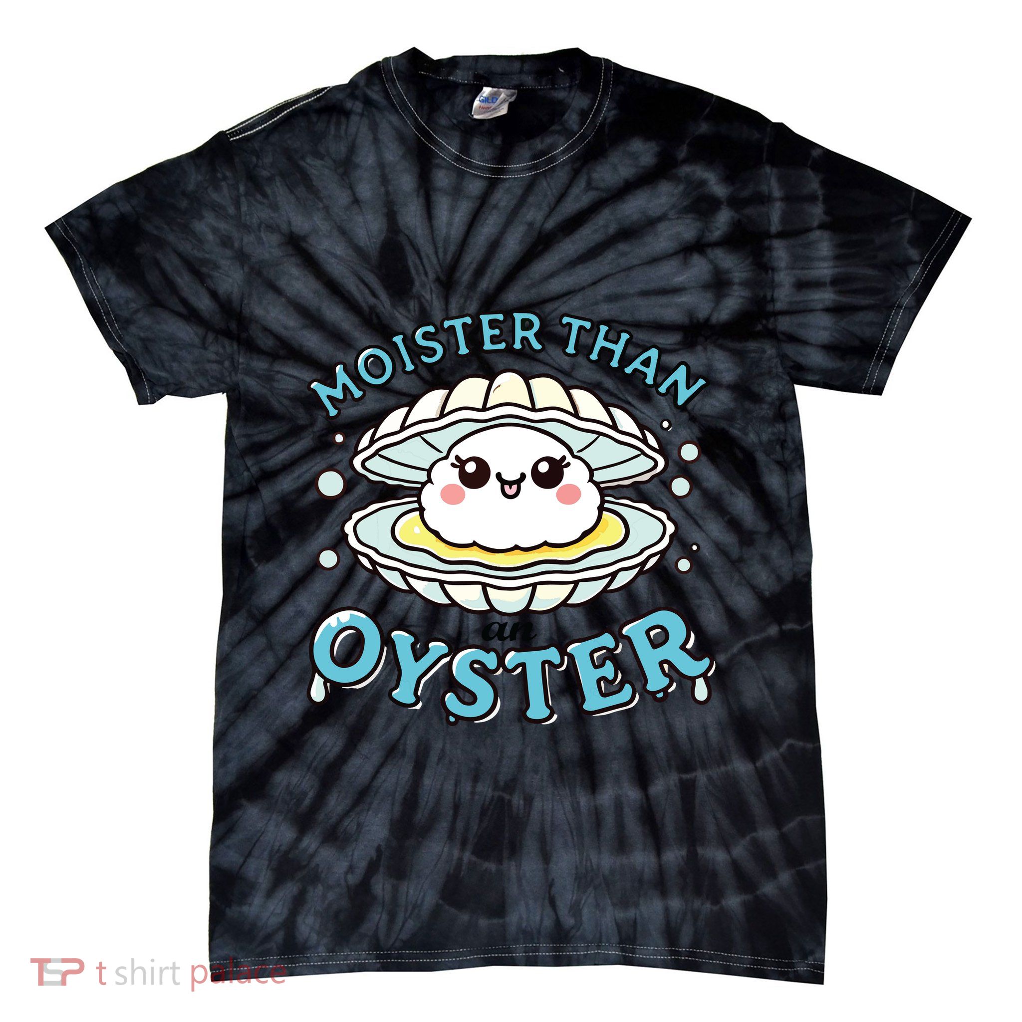 Funny Shucking Shellfish Seafood Tie-Dye T-Shirt