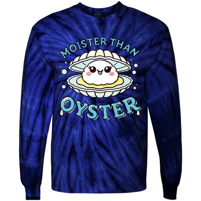 Funny Shucking Shellfish Seafood Tie-Dye Long Sleeve Shirt