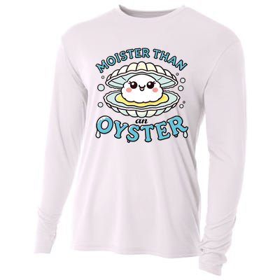 Funny Shucking Shellfish Seafood Cooling Performance Long Sleeve Crew